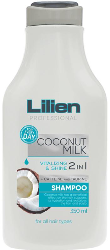 LILIEN Šampón pre všetky typy vlasov 2v1 Coconut Milk 350 ml