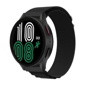 NYLON Remienok pre Samsung Galaxy Watch 5 (40mm / 44mm) 5 Pro 45mm čierny