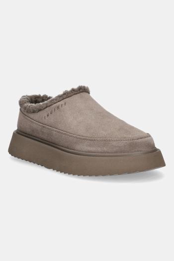 Kožené papuče Inuikii Classic Micro hnedá farba, 1014.026.0021.163