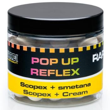 Mivardi plávajúce boilies rapid popup reflex 70 g 14 mm - scopex + smotana