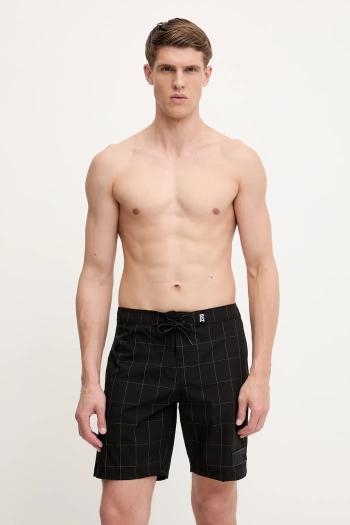 Plavkové šortky EA7 Emporio Armani čierna farba, AF14339.7M000549