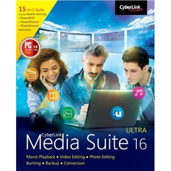 Cyberlink Media Suite 16 Ultra (elektronická licencia) (cybesum16t)