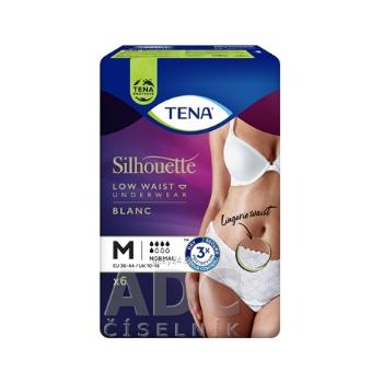 TENA Silhouette Normal Low Waist Blanc M 6ks