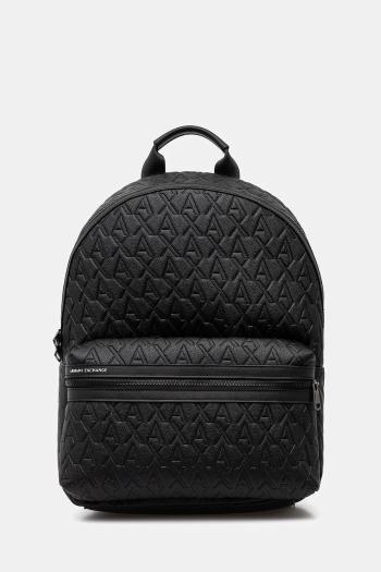 Ruksak Armani Exchange pánsky, čierna farba, veľký, vzorovaný, XM000237 AF12133
