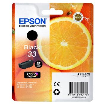 EPSON T3331 (C13T33314010) - originálna cartridge, čierna