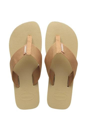 Šľapky Havaianas URBAN BASIC pánske, béžová farba, 4148427.0154