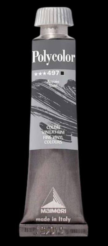 MAIMERI POLYCOLOR - Jemné vinylové farby 497 - steel, 20 ml