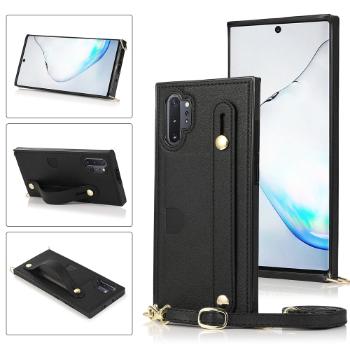 STRAP Kryt s remienkom Samsung Galaxy Note 10 Plus čierny