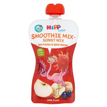 HiPP BIO Smoothie Jablko-Banán-Červené ovocie 120 ml