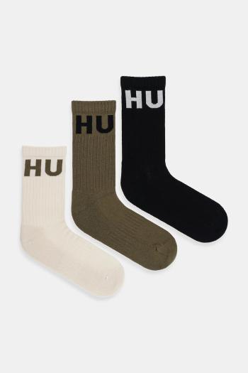 Ponožky HUGO 3-pak čierna farba, 50531517