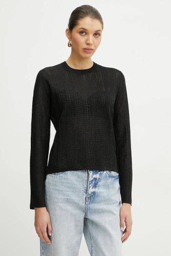 Sveter Armani Exchange dámsky, čierna farba, tenký, XW000114 AF11957