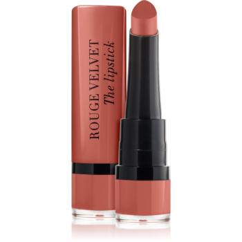 Bourjois Rouge Velvet The Lipstick matný rúž odtieň 46 Honey Nougat 2.4 g