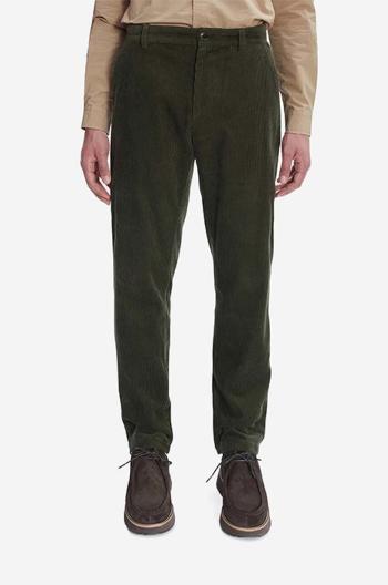 Nohavice A.P.C. Pantalon Constantin COESP-H08396 MILITARY KHAKI pánske, zelená farba, rovné