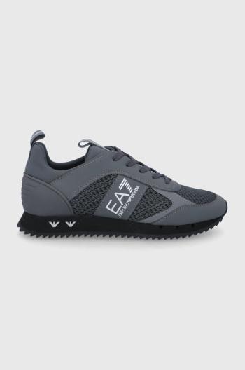 Topánky EA7 Emporio Armani šedá farba,