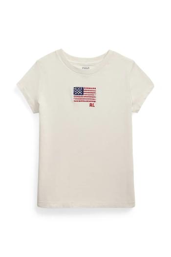 Tričko Polo Ralph Lauren biela farba, 312971138001
