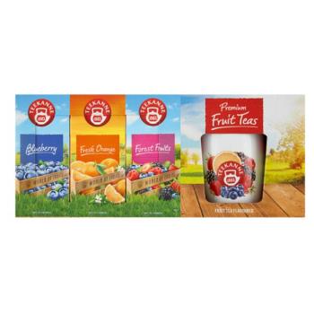 TEEKANNE Premium fruit teas + hrnček ovocné čaje 3 x 20 sáčkov