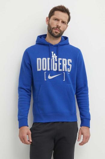 Mikina Nike Los Angeles Dodgers pánska, s kapucňou, s potlačou