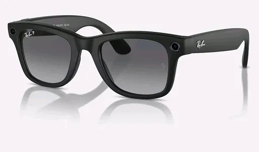 Meta Ray-Ban Wayfarer, AI okuliare, Matte Black, Polarized Gradient Graphite