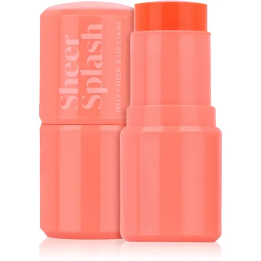 Barry M Sheer Splash multifunkčné líčidlo na pery a tvár odtieň Papaya Pool 5.8 g