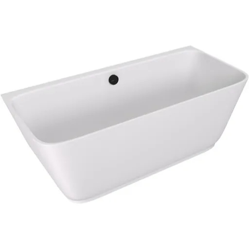 Polysan Skylla voľne stojaca vaňa 169x75 cm liaty mramor ľavá aj pravá biela matná bílá matná 72430MAT