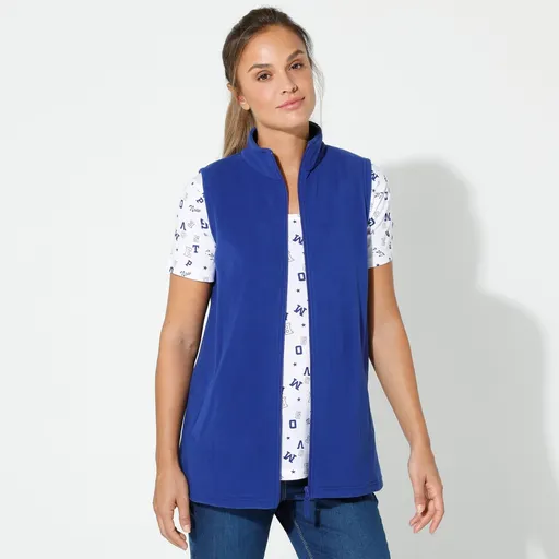 Fleecová vesta na zips
