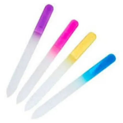 Pilník sklenený farebný obojstranný 14 cm 1110B