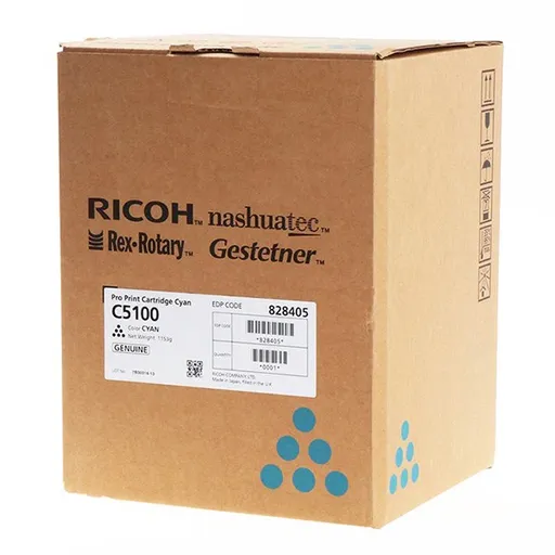 Ricoh originál toner 828405, 828228, cyan, Ricoh Pro C5100S, C5110S, O, azurová