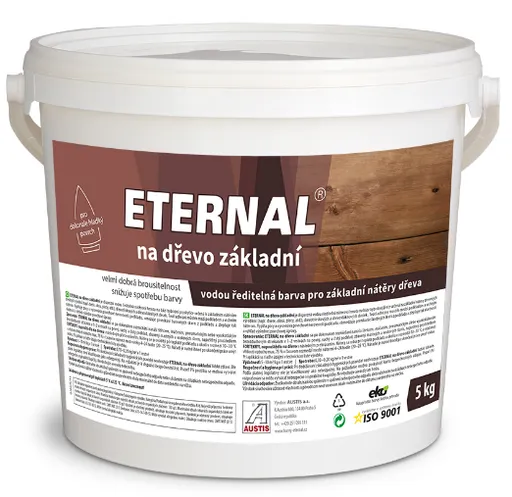 AUSTIS ETERNAL - Základ na drevo biela 5 kg