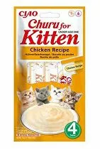 Churu Cat Kitten Chicken Recipe 4x14g 3 + 1 ZADARMO