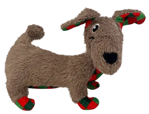 Kong Dog Holiday PupSqueaks Tucker pískacia hračka pre psy, veľ. M