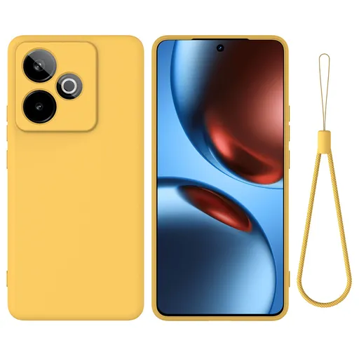 RUBBER Ochranný obal pre Realme GT 7 5G / Realme GT 7T 5G žltý