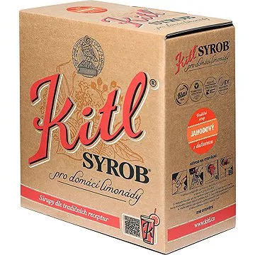 Kitl Syrob Jahodový 5 l bag-in-box (8595251001965)