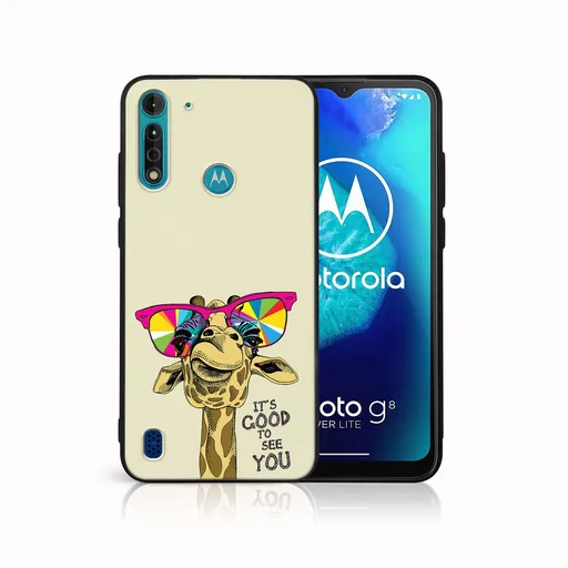 MY ART Ochranný kryt pre Motorola Moto G8 Power Lite GIRAFFE (180)