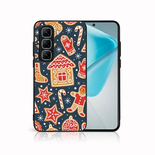 MY ART Kryt s vianočným dizajnom Infinix Hot 50 5G CHRISTMAS (069)