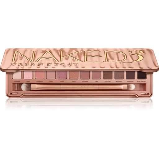Urban Decay Naked3 paletka očných tieňov so štetčekom 12x1,3 g