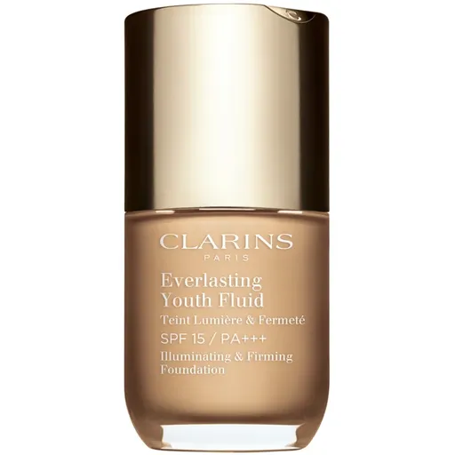 Clarins Everlasting Youth Fluid Foundation rozjasňujúci make-up SPF 15 odtieň 106 Vanilla 30 ml