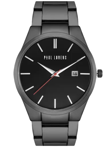 PÁNSKE HODINKY PAUL LORENS - PL20015B-1A5 (zg381a) + KRABIČKA