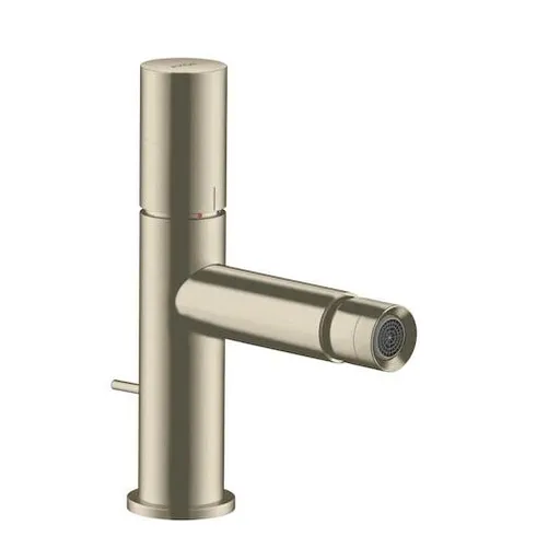 Hansgrohe Axor Uno bidetová batéria s výpusťou kartáčovaný nikel 45200820