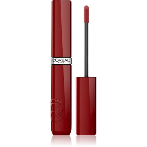 L’Oréal Paris Infaillible Laque Resistance dlhotrvajúci tekutý rúž dodávajúci hydratáciu a lesk odtieň 550 Noir Cherry 4.3 ml