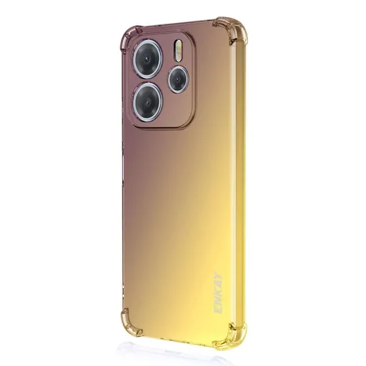 ENKAY GRADIENT Ochranný kryt pre Xiaomi Redmi Note 14 Pro PURPLE YELLOW