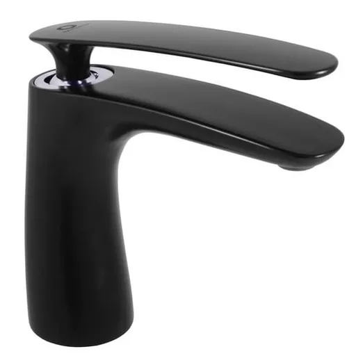 RAV SLEZÁK Tigris umývadlová batéria bez výpuste čierna matná/chróm TG126.0CMATC