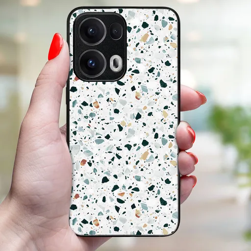 MY ART Ochranný kryt pre Oppo Reno13 Pro 5G GREY TERRAZZO (163)