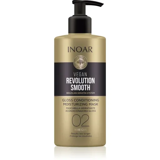 INOAR Vegan Revolution Smooth hydratačná vyhladzujúca maska na vlasy 350 ml