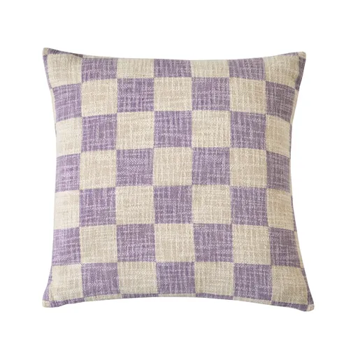 Vankúš s potlačou šachovnice