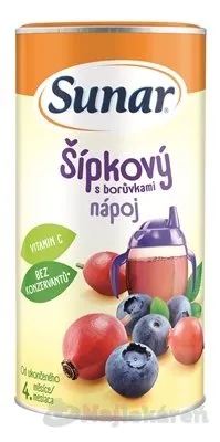 Sunar Rozpustný nápoj Šípkový s čučoriedkami v prášku (od ukonč. 4. mesiaca) 200 g