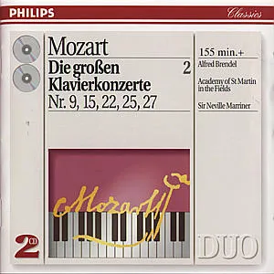 Alfred Brendel, BRENDEL ALFRED - MOZART:GREAT PIANO CONCERTOS 2 CD, CD