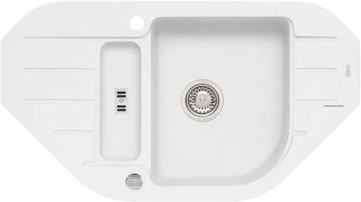 Alveus Granitový drez NIAGARA 60 Farba: Biela