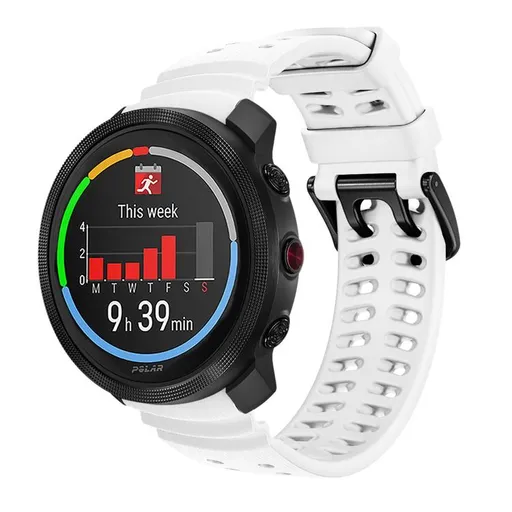 SILICONE Vymeniteľný remienok pre Polar Vantage M3 biely