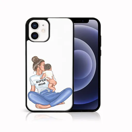 MY ART Ochranný obal pre Apple iPhone 12 mini SUPERMOM (112)