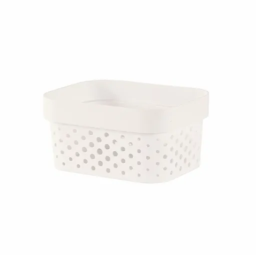 CURVER Úložný box INFINITY DOTS 1.4L | biela